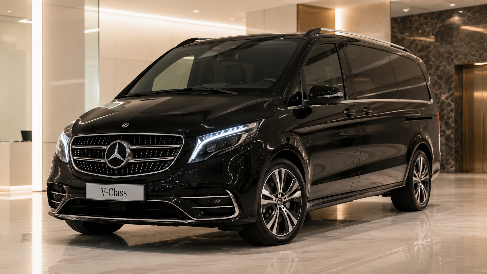 Mercedes-Benz V-class с водителем